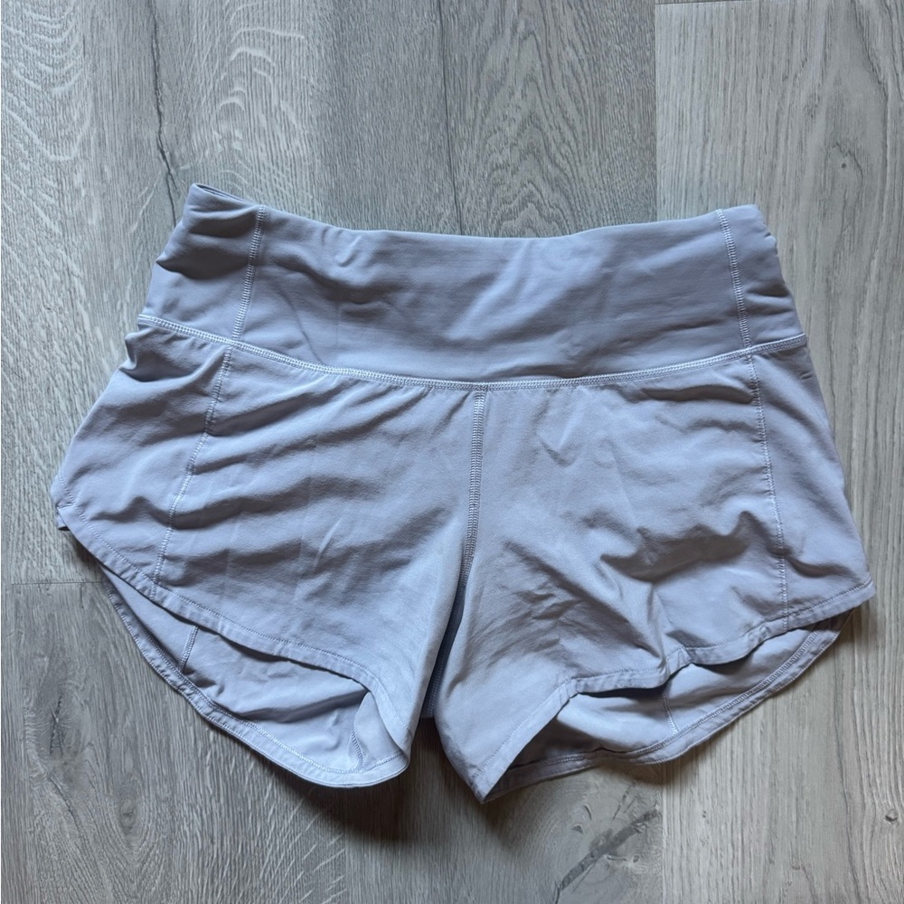 lululemon athletica Light Gray/faded purple Athletic Shorts